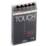 ShinHan Touch Twin Marker Skin Tones set A 6 adet