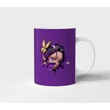 Shinobu Kocho Demon Slayer Anime Tasarım Kupa - Hediyelik Kupa - Baskılı Kupa - 1 Adet - 300 ml