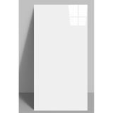 Shiny Düz Beyaz Parlak 30x60cm Yapışkanlı Mutfak Banyo Kaplama Köpük Duvar Paneli Kağıdı Beyaz