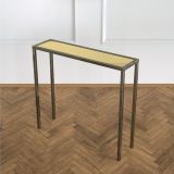 Shiny Metal Dresuar Eskitme Pirinç Ayak Ayna Tabla