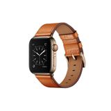 ShinyTECH Apple Watch Hakiki Gerçek Deri Kordon Se/3/4/5/6/7/8/9 42,44,45,49mm W10 46,49mm Taba