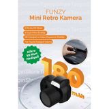 ShinyTouch Mini Retro Kamera Anahtarlık(Microsd Kart Dahil) - Siyah