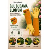 ShinyTouch Uzun Kollu Gül Budama Eldiveni-Dikene Dayanıklı Sağlam Bahçe Eldiveni