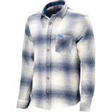 Shinzone Erkek Ragular Fit Tek Cep Düğmeli Oduncu Mavi Beyaz Gömlek - 2XL - Mavi - Beyaz