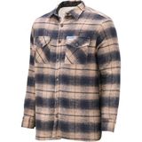 Shinzone Erkek Regular Fit Peluşlu Çift Cep Kapaklı Çıtçıtlı Oduncu Kahve Gömlek - 2XL