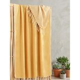 Shipla Home %100 Pamuk Plaj Havlusu, Xxl 100X180CM - Sarı