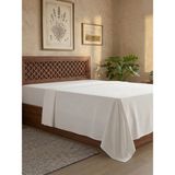 Shipla Home Düz Çarşaf 57 Tel Akfil Kumaş - Beyaz - 220 x 240