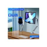 SHIPMENT Alüminyum Telefon Tablet Tutucu Stand 4-15,6 İnç 360 Derece Dönebilen Katlanabilen Uzun Kollu Stand