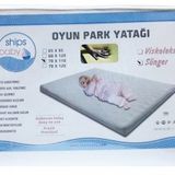 Ships Baby Alezli Su Geçirmez Oyun Parkı Yatağı 70x110 Oyun Park Yatağı