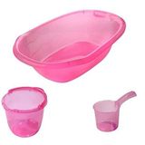 Shipsbaby 3'lü Bebek Banyo Seti Pembe