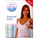 Shipsbaby Klasik Emzirme Atleti 80 Beyaz