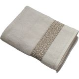 Shique Krem Bambu Pamuklu, Yumuşak, Su Emici Büyük Boy Banyo Havlusu 85X150 - 85 x 150 cm