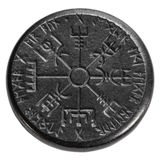 SHIRE POST MINT Norse İkili Stave Demir, Vegvisir ve Huşu Kaskında
