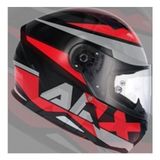 Shıro 4053 S05 Kask Ff Hunter Adx Xl 6162 - Siyah - Açık Gri - Kırmızı