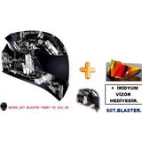 Shıro 5074 S07 Kask Ff 667 Blaster Funky Sv Xl 6162