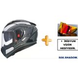 Shıro 5093 S08 Kask Ff-605 Shadow Tıtan Mecha M (Gözlüklü)