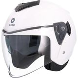Shiro 852 Ibıza Açık Jet Kask White Pearl - M