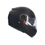 Shiro Çene Açılır Flip Up 4122 Sh-508Sv Triton Solid Mat Black Sun Vizor M Beden Kask