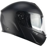 Shiro Cgm 569A C-Max Mono Çene Açılır Kask Siyah-M