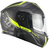 Shiro Cgm 569G C-Max Cıty Çene Açılır Kask Siyah/sarı-S