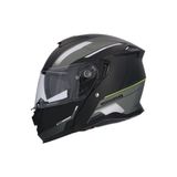 Shiro FF950 Discover Royal Matt Green Çene Açılır Kask