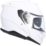 Shiro FF950 Discover White Pearl Çene Açılır Kask - M