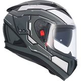Shıro Fullface 3153 SH-605SV Shadow Tıtan Mecha Black/gray Sun Vizor (Güneş Gözlüklü) Motosiklet Kaskı - Siyah - Gri - XL
