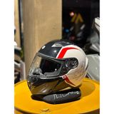 Shiro Fullface Hunter SH19 Grafik Kask - M - Siyah - Beyaz
