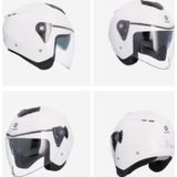 Shıro Kask 100285 Jet&Ofc Ibıza M.c Sunvızor Beyaz