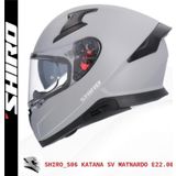 Shıro Kask Fullface Katana M.c Sv (Gözlüklü) Mat Nardo Xl 6162