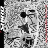 Shiro Kask Jet Ofc Kıoto Doodle Grafik Beyaz L 5960