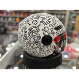 Shiro Kask Shıro Sh-62 Kioto Çenesiz Doodle - Beyaz