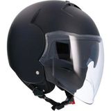 Shiro SH-64sv Tokio Solid Açık Motosiklet Kaskı - Mat Siyah