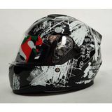 Shiro SH-667 Funky Güneş Vizörlü Kapalı Kask - M