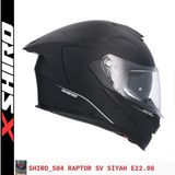 Shiro Shıro 3001 Kask Fc Raptor 5758 Sıyah (Gozluklu) M - Siyah