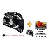 Shiro Shıro 5073 S07 Kask FF-667 Blaster Funky Sv L 5960 - Siyah