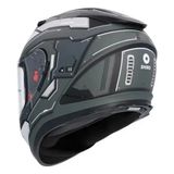 Shiro Shıro Fullface 3153 SH-605SV Shadow Tıtan Mecha Black/gray Sun Vizor (Güneş Gözlüklü) Motosiklet Kaskı - Gri - Siyah