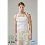 Shiron Sportswear & Company Berrak %100 Pamuk Erkek Beyaz İnce Askılı Atlet XL Kalıp Hafif Tasarım Spor Kullanıma Uygun 1044