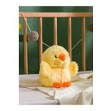 SHIVA Gift&More Sevimli Civciv Figürlü Bebek Kırlent 30 Cm Uyku ve Oyun Arkadaşı Peluş Oyuncak