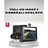 SHN Araç Kamerası 3 Lü Full Hd Dvr 1080P Gece Görüşlü ve G-Sensörlü