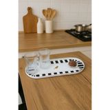 Shn ENAVM KUŞLU MİNİ KAHVE SUNUM TEPSİSİ 30*12 CM
