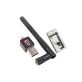Shn Kablosuz Wifi 600 Mbps Bütünleşik Antenli Adaptör USB 2.0 Wifi Alıcı Güclendirici