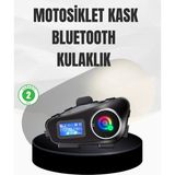 SHN Su Geçirmez Bluetooth 5.3 Kask Kulaklığı 1000MAH Bataryalı