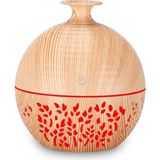 Shoamı Sh-N1 Rgb Işıklı Aroma Hediyeli Hava Nemlendirici Buhar Makinası 150 ml - Açık Kahverengi