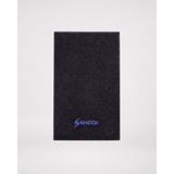 Shock Sports Cepli Spor Havlusu 50 x 80 cm Siyah Mavi Logolu Fitness Spor Salonu