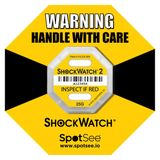 Shock Watch Etiketi 25G/ DÜŞME İNDİKATÖRÜ 25G