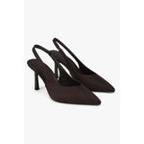 Shoeberry Kadın Avoria Kahve Süet Stiletto