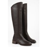 Shoeberry Kadın Breeze Kahve Cilt Çizme