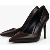 Shoeberry Kadın Deyna Kahve Cilt Stiletto
