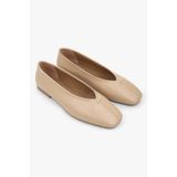 Shoeberry Kadın Levira Nude Cilt Babet